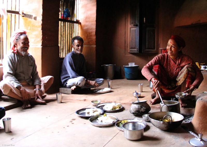 Nepali Langar prepared by Rojin’s mom
